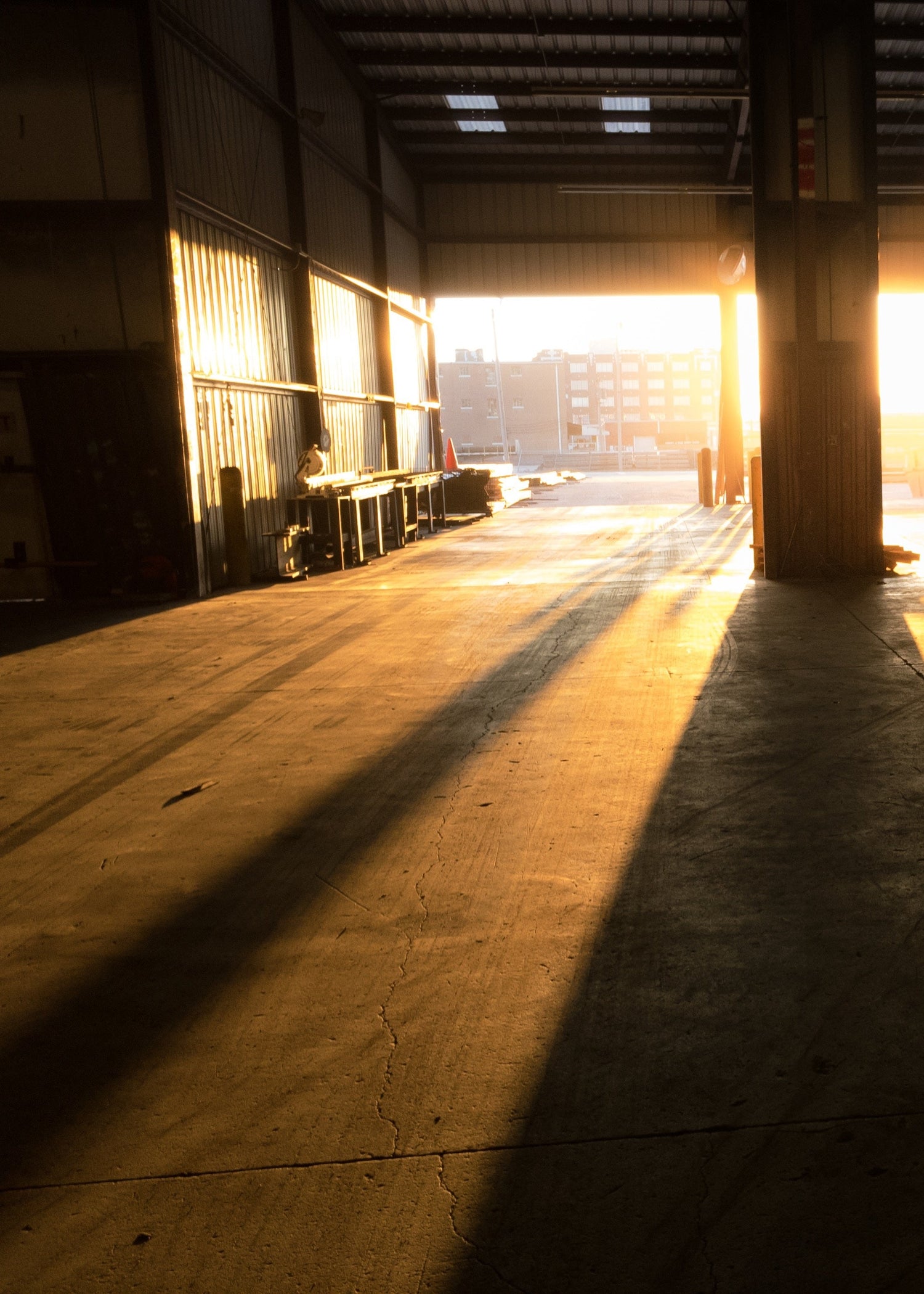 FOTOS VAN EEN LEGE OPSLAG
